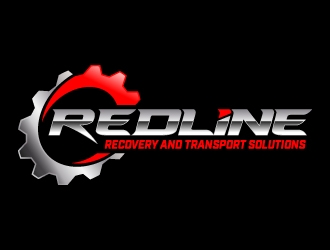 Redline recovery and transport solutions logo design by jaize