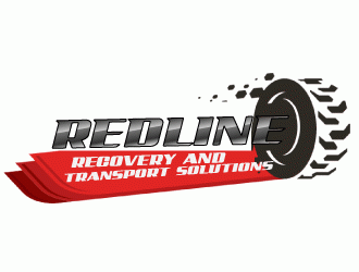 Redline recovery and transport solutions logo design by nehel