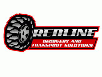 Redline recovery and transport solutions logo design by nehel