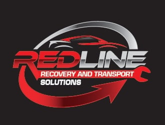 Redline recovery and transport solutions logo design by moomoo