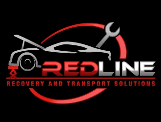 Redline recovery and transport solutions logo design by PMG