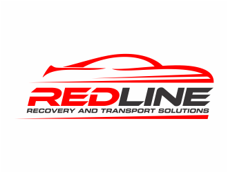 Redline recovery and transport solutions logo design by mutafailan