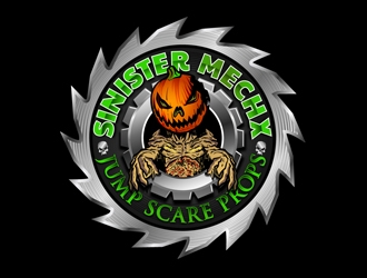 Halloween Animatronic Prop Logo Update and Revision logo design by DreamLogoDesign