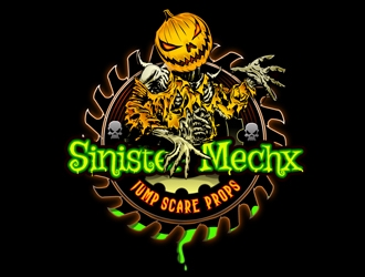 Halloween Animatronic Prop Logo Update and Revision logo design by DreamLogoDesign