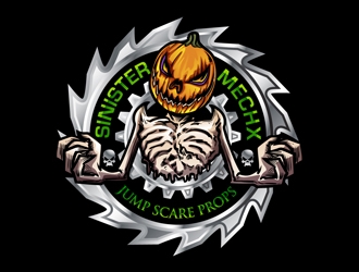 Halloween Animatronic Prop Logo Update and Revision logo design by DreamLogoDesign