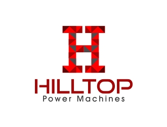 Hilltop Power Machines logo design by shernievz