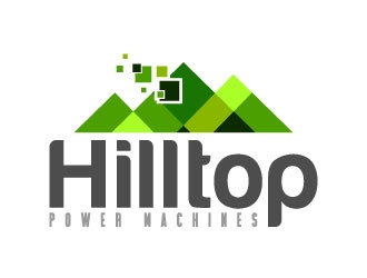 Hilltop Power Machines logo design by daywalker