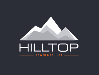 Hilltop Power Machines logo design by spiritz