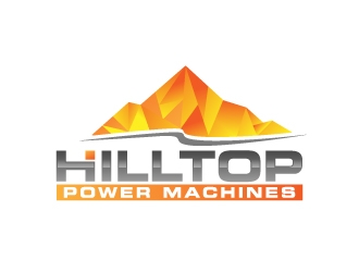 Hilltop Power Machines logo design by jaize
