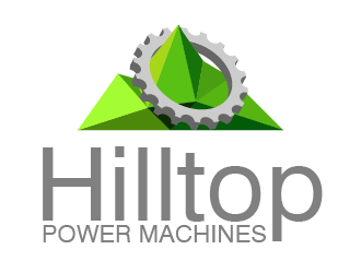 Hilltop Power Machines logo design by fastsev