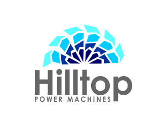 Hilltop Power Machines logo design by done