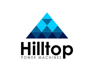 Hilltop Power Machines logo design by done