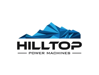 Hilltop Power Machines logo design by zakdesign700