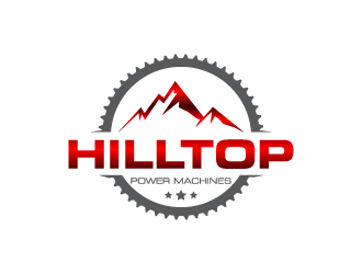 Hilltop Power Machines logo design by Art_Chaza