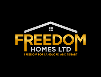 Freedom Homes Ltd logo design by pionsign