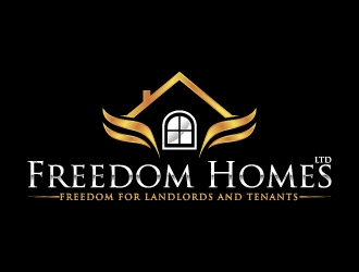 Freedom Homes Ltd logo design by Aelius