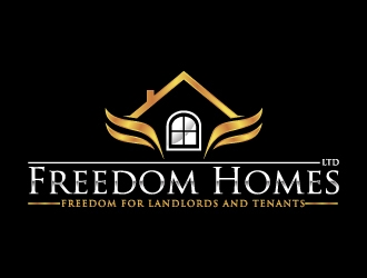 Freedom Homes Ltd logo design by Aelius