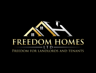 Freedom Homes Ltd logo design by pakNton