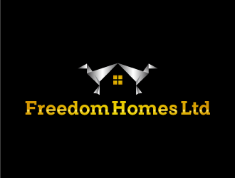 Freedom Homes Ltd logo design by justicio