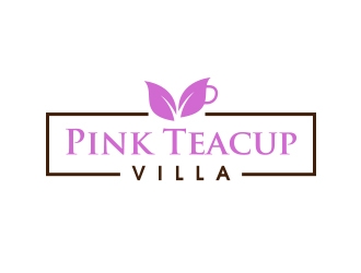 Pink Teacup Villa logo design by shernievz
