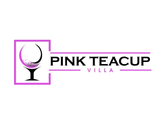 Pink Teacup Villa logo design by shernievz