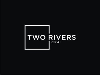 Two Rivers CPA logo design by case