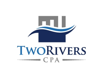 Two Rivers CPA logo design by akilis13