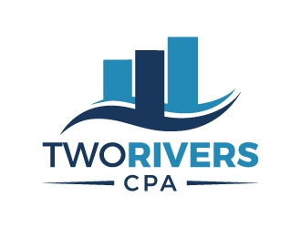 Two Rivers CPA logo design by akilis13