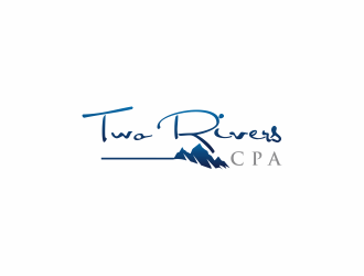 Two Rivers CPA logo design by ammad