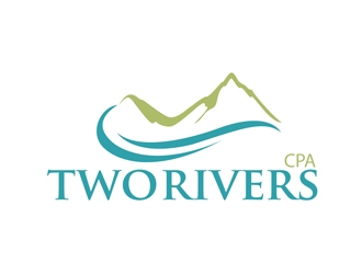 Two Rivers CPA logo design by DreamLogoDesign