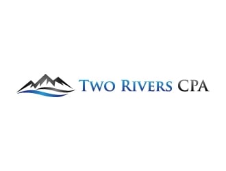 Two Rivers CPA logo design by labo