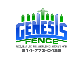Genesis Fence logo design by PRN123