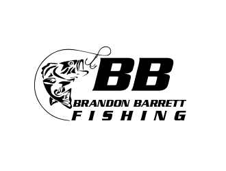 Brandon Barrett Fishing logo design by Inlogoz