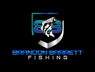 Brandon Barrett Fishing logo design by gihan