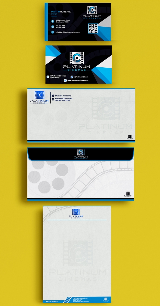 Platinum Cinemas logo design by MastersDesigns