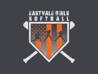 Eastvale Girls Softball logo design by Kruger