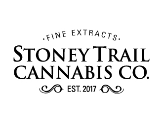 Stoney Trail Cannabis Co. logo design by Radovan