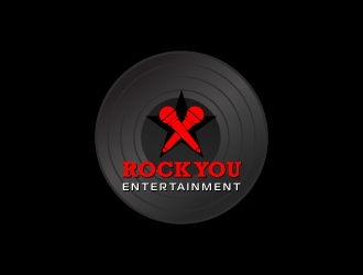 Rock You Entertainment  logo design by Rokc