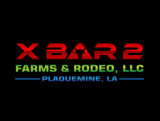 X Bar 2 Farms & Rodeo, LLC   Plaquemine, LA logo design by justsai