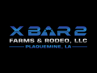 X Bar 2 Farms & Rodeo, LLC   Plaquemine, LA logo design by justsai