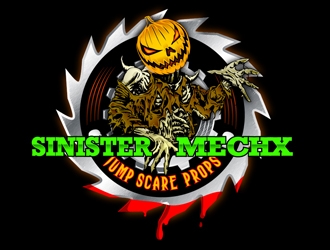 Halloween Animatronic Prop Logo Update and Revision logo design by DreamLogoDesign