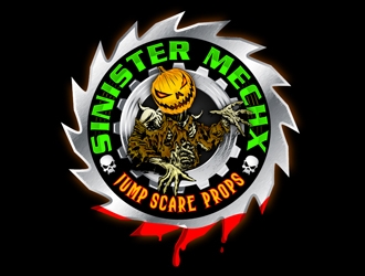 Halloween Animatronic Prop Logo Update and Revision logo design by DreamLogoDesign