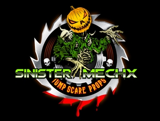 Halloween Animatronic Prop Logo Update and Revision logo design by DreamLogoDesign