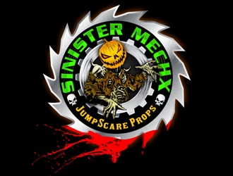Halloween Animatronic Prop Logo Update and Revision logo design by DreamLogoDesign