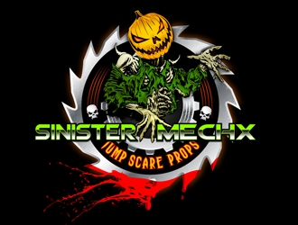 Halloween Animatronic Prop Logo Update and Revision logo design by DreamLogoDesign