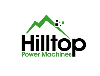 Hilltop Power Machines logo design by PMG
