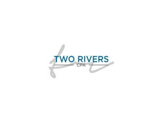 Two Rivers CPA logo design by rief