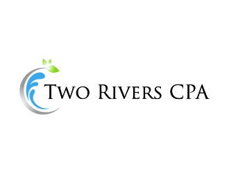 Two Rivers CPA logo design by jetzu