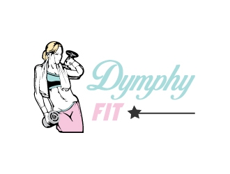 Dymphy Fit logo design by samuraiXcreations