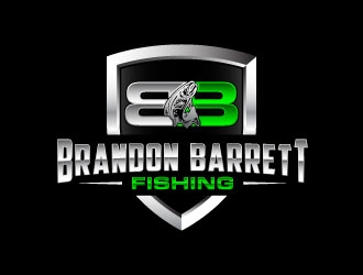 Brandon Barrett Fishing logo design by daywalker
